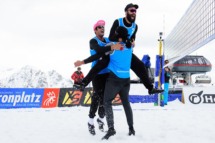 riley mckibbin-troy field-maddison mckibbin-snow volleyball
