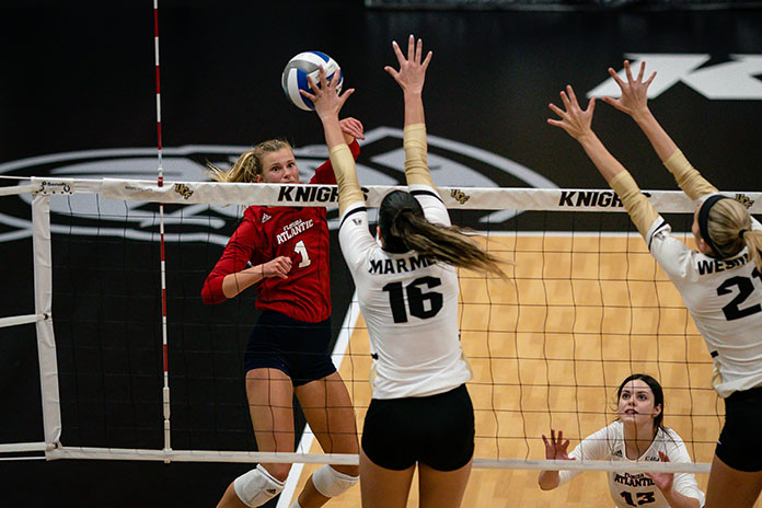 NCAA volleyball 1/27/2021-Stephanie Young-FAU volleyball