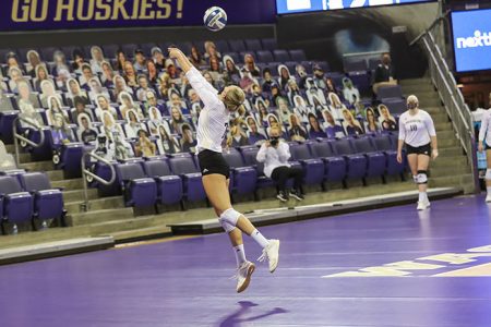 NCAA volleyball 2/26/2021-Ella May Powell-Washington Husky volleyball