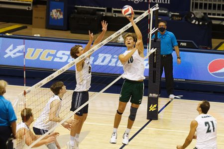 NCAA volleyball 2/25/2021-Jakob Thelle-Hawaii men's volleyball