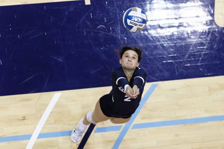 NCAA volleyball 2/25/2021-Annie Benbow-USD volleyball