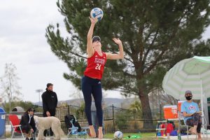 NCAA beach volleyball 3/17/2021-Loyola Marymount beach volleyball-Sydnei Herrmann
