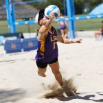 College Beach Volleyball 4/5/2021-Kelli Greene-Agnew-LSU beach volleyball