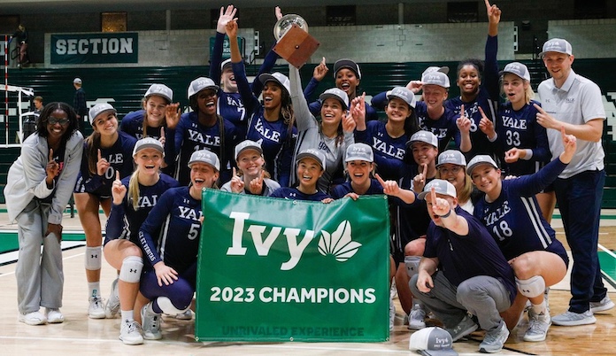 Yale wins a share of the Ivy League regular-season title - NCAA volleyball